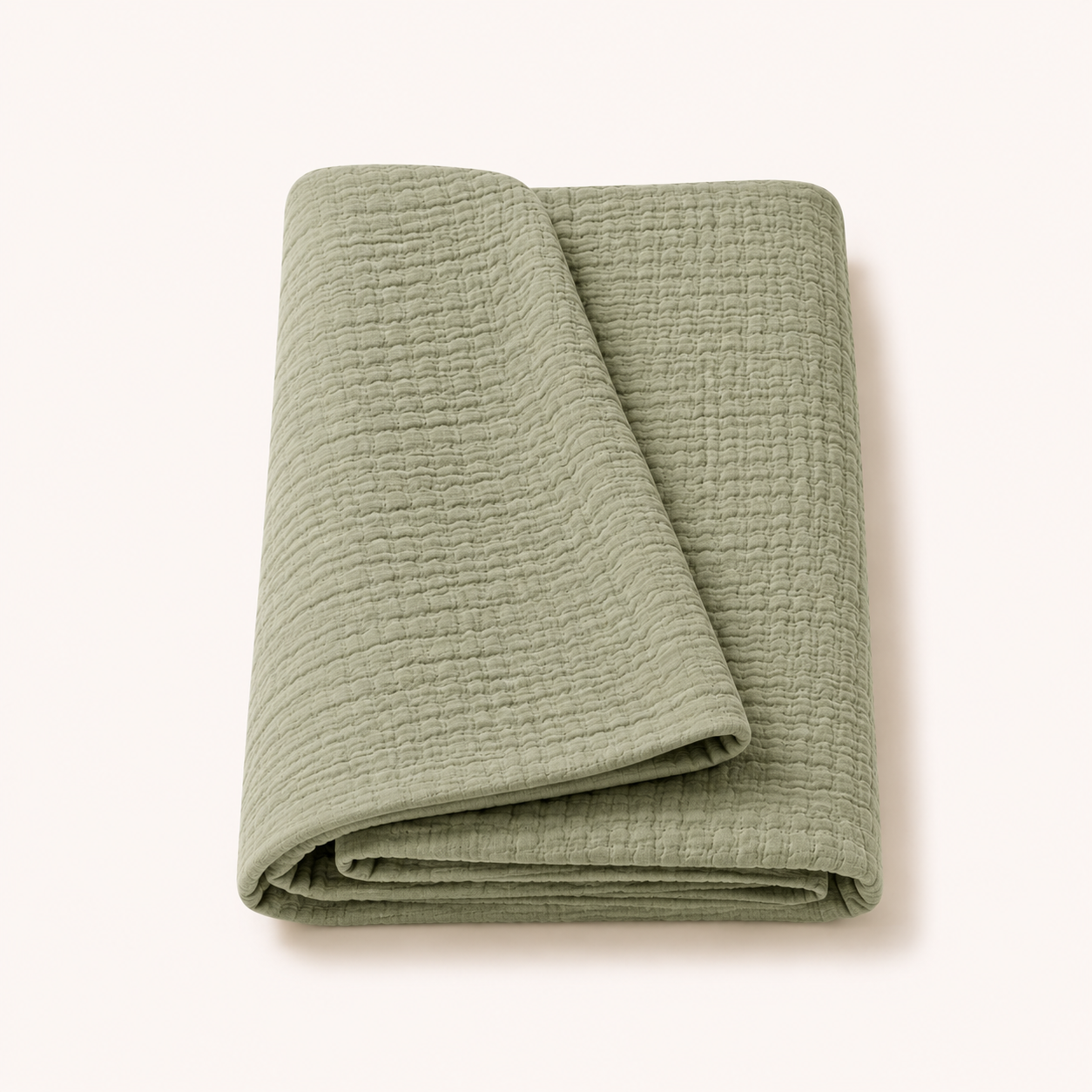 Sage quilt Muslin Swaddle