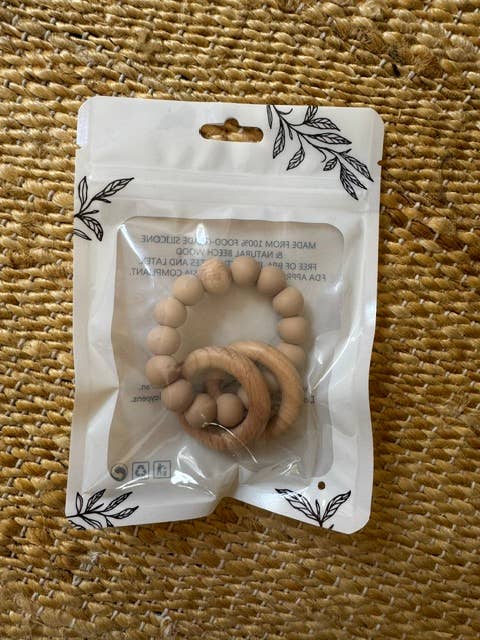 Ring Teether- Oatmeal