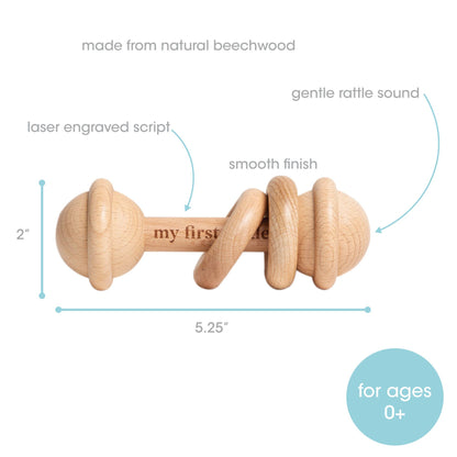 Baby’s First Rattle, Kids Montessori Toys