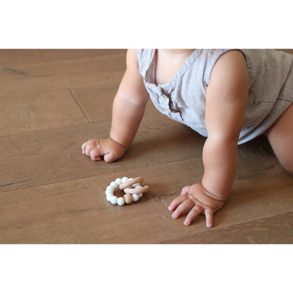 Ring Teether- White