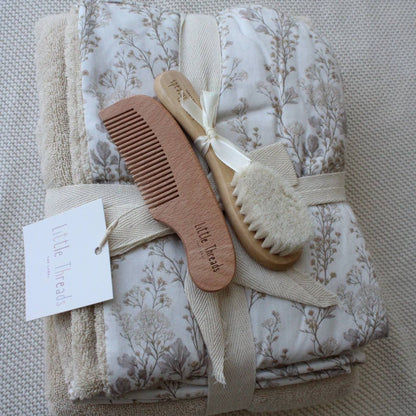 Wooden Baby Brush & Comb Set