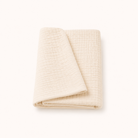 Ivory Cloud Muslin Swaddle