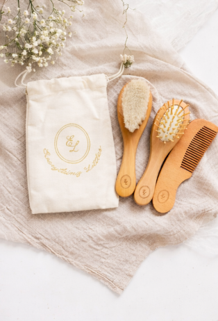 Wooden Brush Set - 3 Pack