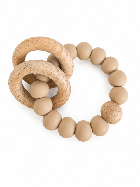 Ring Teether- Oatmeal