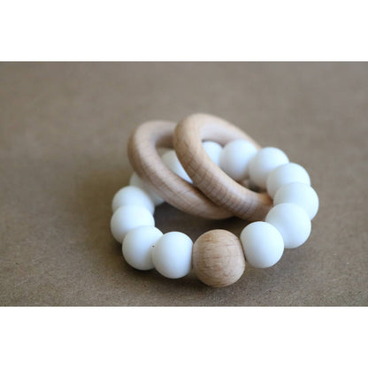 Ring Teether- White